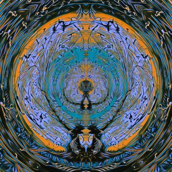 数字艺术 标题为“"Inner journey"” 由Tom Haespi, 原创艺术品, 数字油画