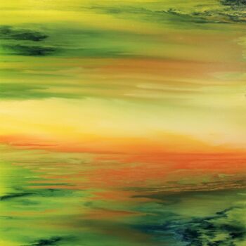 Painting titled "Friendly colors" by Felix Günther, Original Artwork, Acrylic