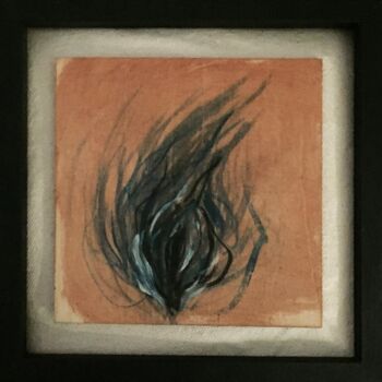 Pintura titulada "Sheelagh Na Gig #13" por Elizabeth Hefty-Khoury, Obra de arte original, Acrílico Montado en Panel de madera
