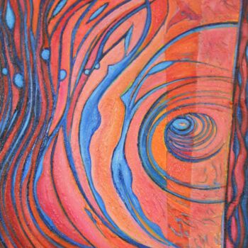 Peinture intitulée "Formes flottantes" par Jean-Marc Chapelet (jeanmarchapelet), Œuvre d'art originale, Huile