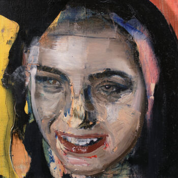 Painting titled "Joy" by Miloš Hronec, Original Artwork, Oil