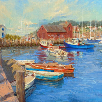 Painting titled "Motif Number One -…" by Tatyana Fogarty, Original Artwork, Oil Mounted on Other rigid panel