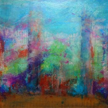 Pintura titulada "Spring Fantasy: a w…" por Yulia Larionova, Obra de arte original, Acrílico