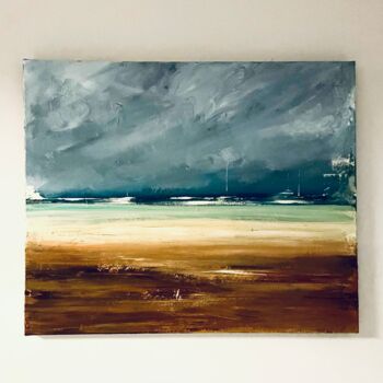 Painting titled "Orage" by Anddart, Original Artwork, Acrylic