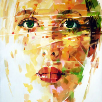 "YELLOW PORTRAIT 2" başlıklı Tablo Aleksandr Ilichev tarafından, Orijinal sanat, Akrilik