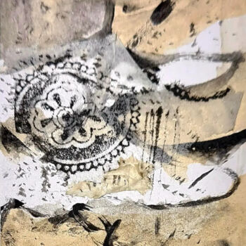 Painting titled "2023_Abstract minia…" by Art Moé, Original Artwork, Acrylic