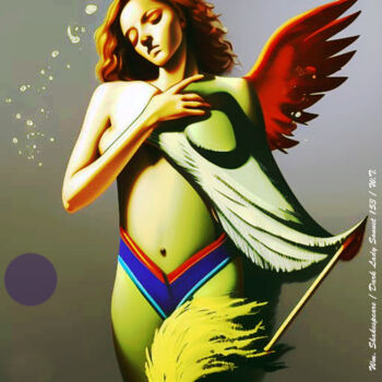 Digital Arts με τίτλο "Sonnet 153 / Cupid…" από Wilf Tilley, Αυθεντικά έργα τέχνης, Εικόνα που δημιουργήθηκε με AI