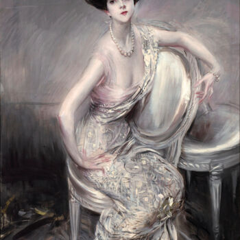 Картина под названием "Portrait de Rita de…" - Giovanni Boldini, Подлинное произведение искусства, Масло