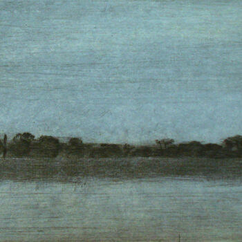 Gravures & estampes intitulée "Into the Quiet" par Luce, Œuvre d'art originale, Gravure