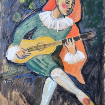 Pittura intitolato "Serenade" da Liuba Zdor, Opera d'arte originale, Acrilico