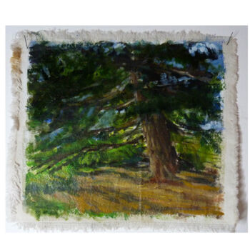 Malerei mit dem Titel "Arbre Deux/Tree2" von Catherine Demorand, Original-Kunstwerk, Acryl