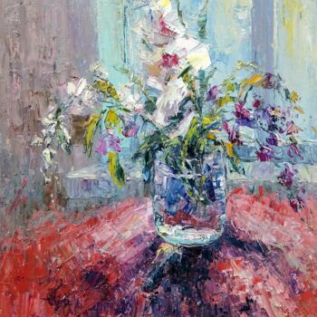 Pintura titulada "Autumn bouquet" por Evgeniya Polyudova, Obra de arte original, Oleo