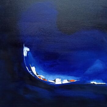 Peinture intitulée "L' aube claire" par Betty-M, Œuvre d'art originale, Huile