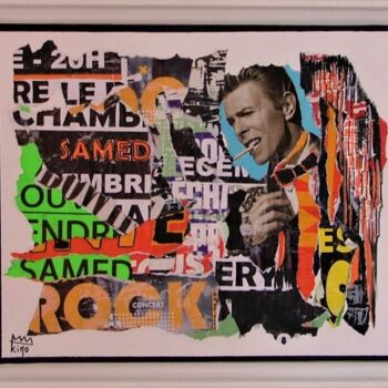 Collages intitulée "ROCK" par Andre Bordet (Kimo), Œuvre d'art originale, Collages
