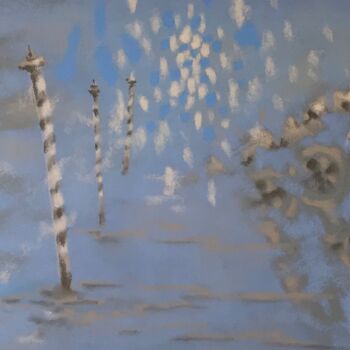 Drawing titled "Outgoing  ( Уходяще…" by Stanislav Bankasov, Original Artwork, Pastel