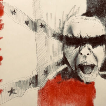 Drawing titled "Reality  ( Реальнос…" by Stanislav Bankasov, Original Artwork, Pastel