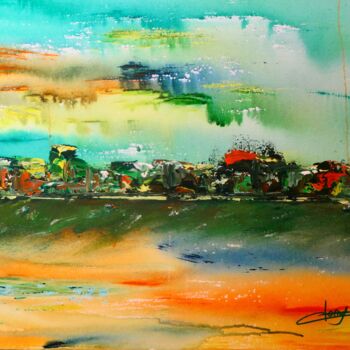 Painting titled "Bono" by Catherine Cornut (Cathcosarts), Original Artwork, Acrylic