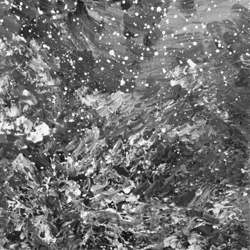 「Untitled Abstract 46」というタイトルの絵画 Oberlin The Artistによって, オリジナルのアートワーク, アクリル