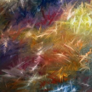 Pittura intitolato "My vision…" da Michael Reshetniak, Opera d'arte originale, Olio Montato su Telaio per barella in legno