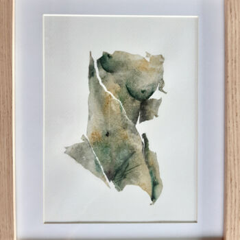 Pittura intitolato "bustevert" da Fred Bonna, Opera d'arte originale, Olio