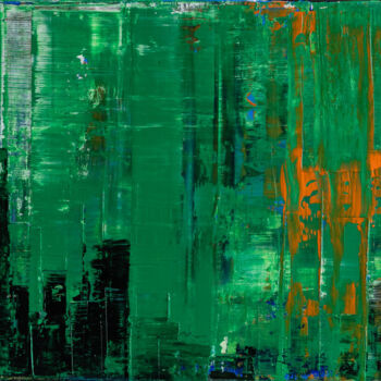 Painting titled "Florin" by Björn Wiedemann, Original Artwork, Acrylic Mounted on Wood Stretcher frame