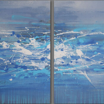 Painting titled "Winter freshness" by Viktor Babak, Original Artwork, Acrylic