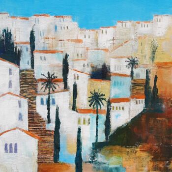 Painting titled "Call Arroyo" by Jill Carrott, Original Artwork, Acrylic