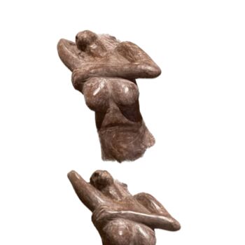 Sculpture titled "La Renverse" by Marc Chauvin, Original Artwork, Stone
