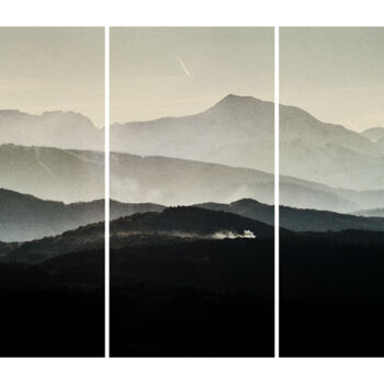 Photography titled "Le Langhe Piemontesi" by Aleph Uteza Lysimaque, Original Artwork, Digital Photography Mounted on Alumini…