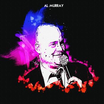Digital Arts titled "Al Murray 001" by Leonardo Lillian, Original Artwork, Digital Painting