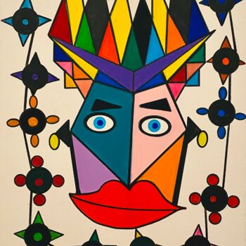 Painting titled "MARIKA" by Massimo Zerbini, Original Artwork, Acrylic