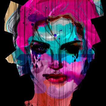 Digital Arts με τίτλο "Empty Eyes" από Paulo Themudo, Αυθεντικά έργα τέχνης, Ψηφιακή ζωγραφική