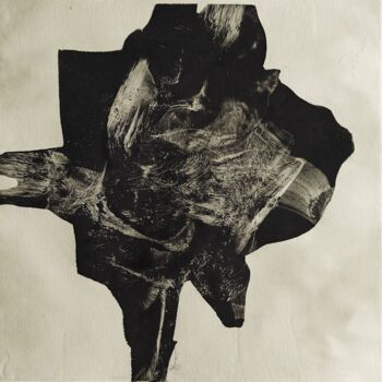印花与版画 标题为“les ombres (44)” 由Henry Pouillon, 原创艺术品, 蒙纳 安装在其他刚性面板上