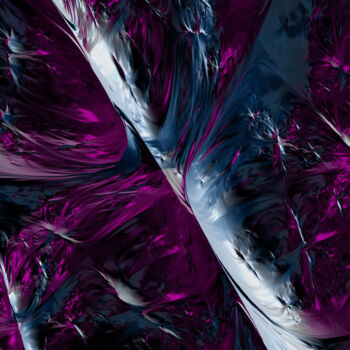 Digitale Kunst mit dem Titel "Blitz der Rache" von Thomas Seebauer (FractopiaArt), Original-Kunstwerk, Digitale Malerei Auf…