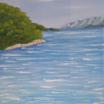 Painting titled "Island Bliss" by Aud, Original Artwork