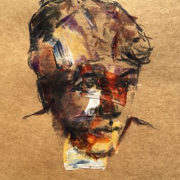 Painting titled "Charlie" by Dominique Dève, Original Artwork, Acrylic
