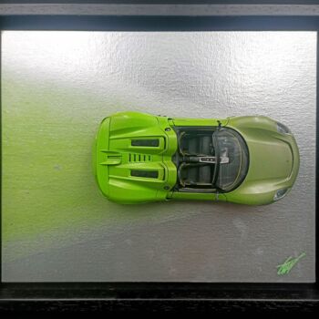 绘画 标题为“G-SPYDER” 由Grégoire Clement (GMJ), 原创艺术品, 丙烯 安装在纸板上