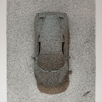 Painting titled "Eternelle" by Grégoire Clement (GMJ), Original Artwork, Acrylic Mounted on Cardboard