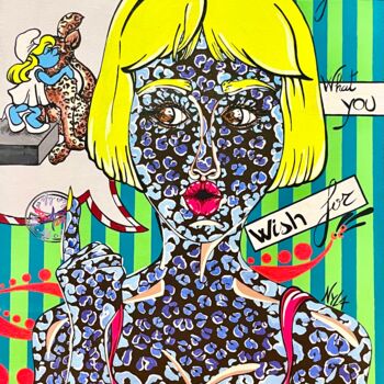Painting titled "Wish" by Nyla, Original Artwork, Acrylic