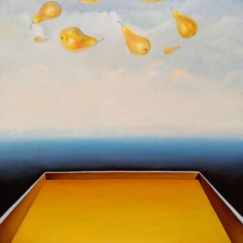 Ζωγραφική με τίτλο "Still-life Invitati…" από Владимир Абаимов, Αυθεντικά έργα τέχνης, Λάδι
