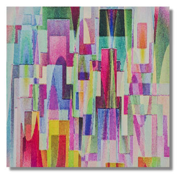 Schilderij getiteld "Abstract II" door Novak, Origineel Kunstwerk, Digitaal Schilderwerk