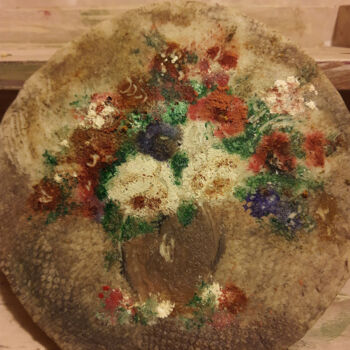 Pittura intitolato "Flowers" da Diana Surge, Opera d'arte originale, Sapone