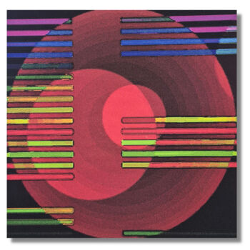 Schilderij getiteld "Abstract XIII" door Novak, Origineel Kunstwerk, Digitaal Schilderwerk
