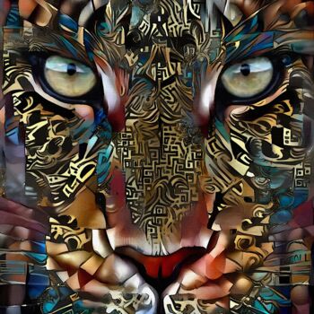 Digitale Kunst getiteld "Leynor" door L.Roche, Origineel Kunstwerk, Inkt