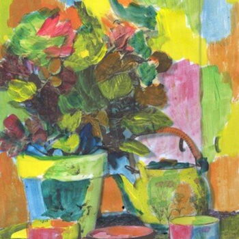 Arts numériques intitulée "L'heure du thé" par Stephane Pruvot, Œuvre d'art originale, Peinture numérique