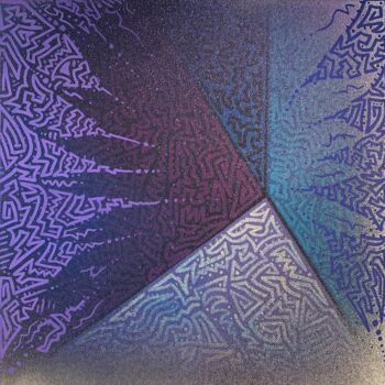 "spiritual labyrinth" başlıklı Tablo Gianni Piermatteo tarafından, Orijinal sanat, Akrilik Ahşap Sedye çerçevesi üzerine mon…