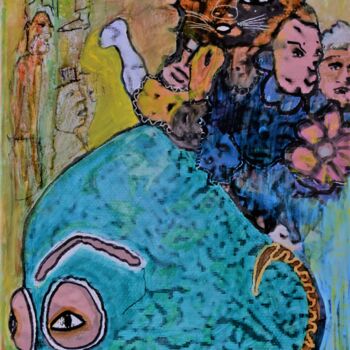 Peinture intitulée "Henriette" par Anna Laurina Vassiliu Mulder Smid, Œuvre d'art originale, Acrylique Monté sur Châssis en…