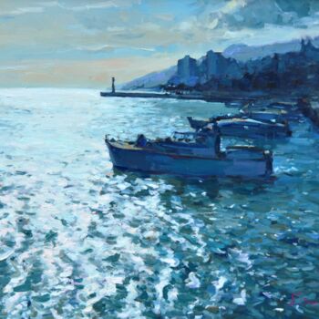 Pintura intitulada "water" por Dmitrii Pashkov, Obras de arte originais, Óleo