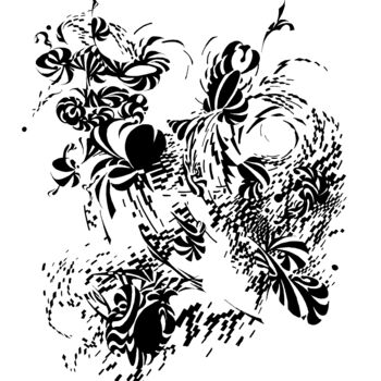 Drawing titled "Origin 006278 (Some…" by Alex Henk, Original Artwork, Ink