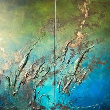 Peinture intitulée "Jiva" par Tereza Tomastiko, Œuvre d'art originale, Acrylique